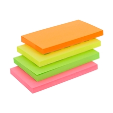 Classmates Sticky Notes - Assorted Neon - 75 x 125mm - Pack of 12